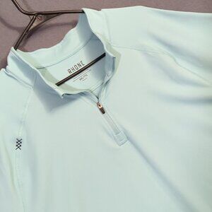 Rhone Session 1/4 Zip Pullover Mens XXL Blue Performance Lightweight Casual Golf